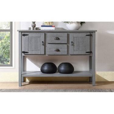 Solid Wood Sideboard Console Table